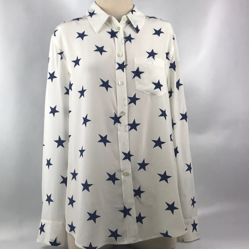 Equipment Femme Long Sleeve Silk Large